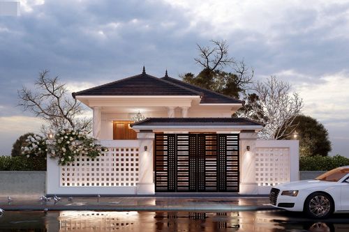 Biệt thự nhà vườn cấp 4 đẹp tinh tế, ngỡ như không gian triệu đô