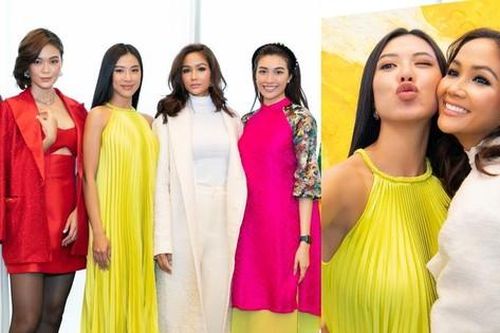 Hoa hậu H'Hen Niê và Á hậu Kim Duyên rực rỡ trong tà áo dài tại kinh đô xa hoa Dubai