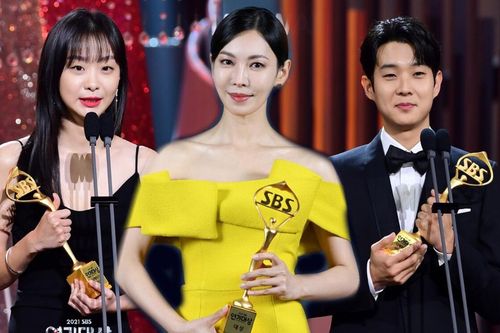 SBS Drama Awards 2021: Kim So Yeon đánh bại Song Hye Kyo, Kim Yoo Jung đại thắng trước Kim Da Mi