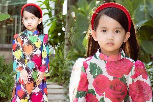 Con gái NTK đình đám Vbiz diện áo dài đẹp như thiên thần