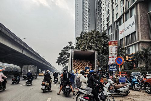 'Điệp khúc' giải cứu nông sản biến lòng đường Hà Nội thành chợ