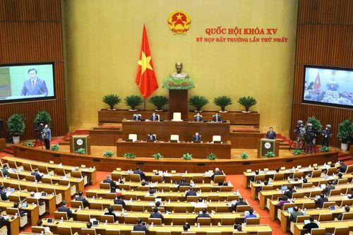 Bốn nội dung lớn được thảo luận tại Kỳ họp bất thường lần thứ nhất, Quốc hội khóa XV