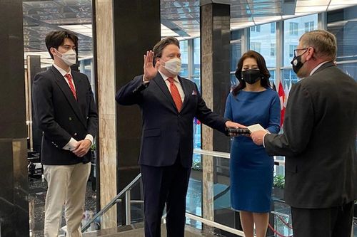 Tân Đại sứ Mỹ tại Việt Nam tuyên thệ nhậm chức