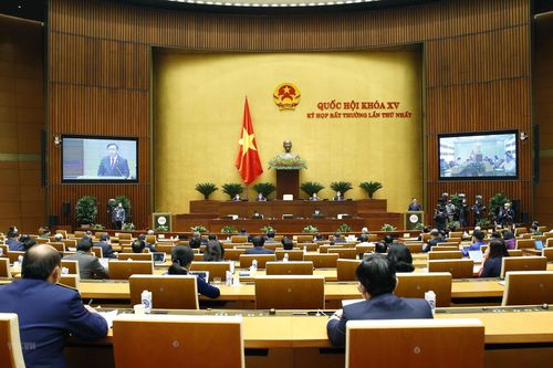 Khai mạc trọng thể kỳ họp bất thường lần thứ nhất, Quốc hội khóa XV