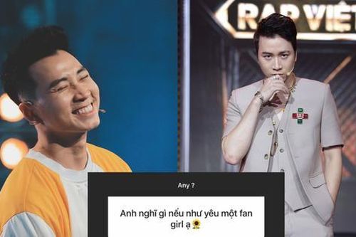 Vừa phủ nhận tin đồn 'yêu lại người cũ', Karik tiết lộ đã lập lời thề 'không yêu fangirl'