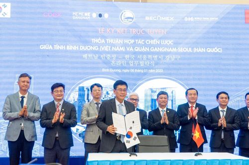 Bình Dương phối hợp Becamex IDC ký kết hợp tác chiến lược với Gangnam và Seoul (Hàn Quốc)
