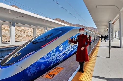 Tham quan tàu cao tốc không người lái nhanh nhất thế giới tại Olympic Bắc Kinh
