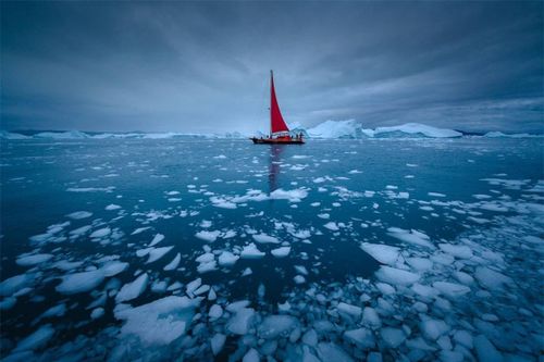 Vẻ băng giá hút hồn của đảo khổng lồ Greenland