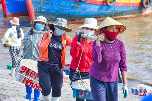 Những người phụ nữ mưu sinh nơi cửa biển mùa cuối năm