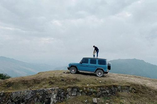 Cường Đô la 'xách' Mercedes G63 hơn 10 tỷ về quê vợ