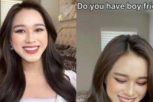 Hoa hậu Đỗ Thị Hà tái xuất xinh đẹp, quay clip tiết lộ bất ngờ về 'danh tính' của bạn trai