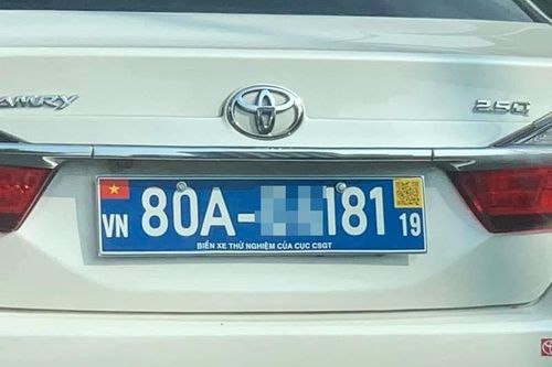 Nghiên cứu biển số xe mới có mã QR