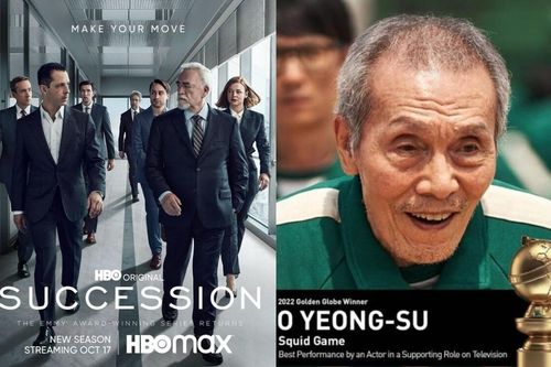 Lễ trao giải Quả Cầu Vàng lần thứ 79: 'Succession' thắng lớn, nam phụ 'Squid Game' làm nên lịch sử