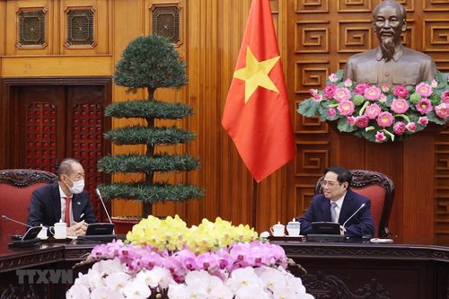 Hình ảnh Thủ tướng tiếp Giám đốc WHO khu vực Tây Thái Bình Dương