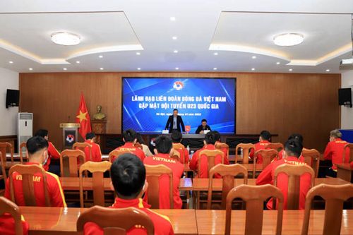 Gặp mặt và giao nhiệm vụ đội tuyển U23 quốc gia