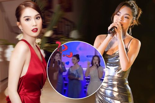 Gặp phải sự cố âm thanh khi hát cùng nhau, Phạm Quỳnh Anh và Ngọc Trinh liền xử lý trong 'tích tắc'