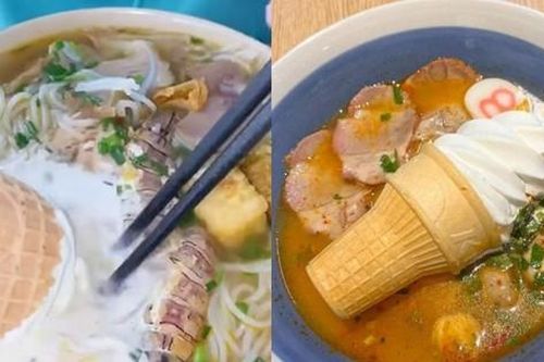 Món ăn 'hot trend' gây tranh cãi: Bún riêu, mì ramen Tom Yum trộn với... kem?