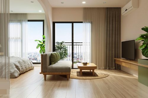 Căn hộ xanh cốm, 'ăn gian' diện tích nhờ thiết kế không gian mở