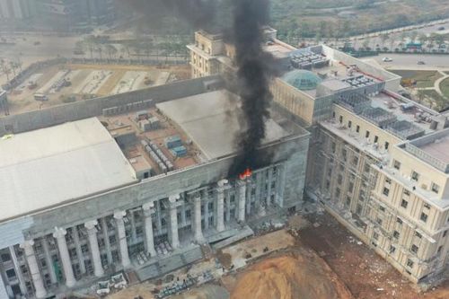 Cháy lớn tại Tòa án nhân dân thành phố Hà Nội đang thi công: Hạng mục thuộc Công ty Á Đông – HPP