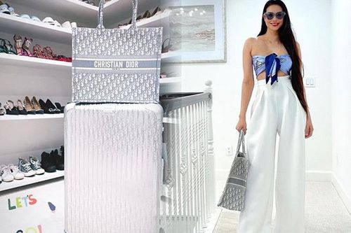 Khám phá bí mật bên trong chiếc túi hiệu đắt đỏ của Hoa hậu Phạm Hương