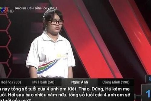 Loạt câu hỏi thuộc lĩnh vực Toán học tưởng chừng dễ nhưng thí sinh Olympia lại trả lời sai