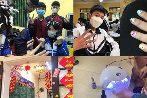 Học sinh rộn ràng trang trí lớp học, làm đẹp đón Xuân: Còn gì vui hơn đi học ngày gần Tết!