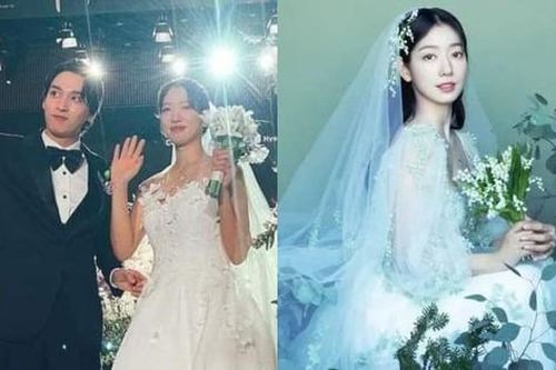 Cô dâu Park Shin Hye thanh khiết trong 2 mẫu váy cưới tuyệt đẹp của NTK Oscar de la Renta