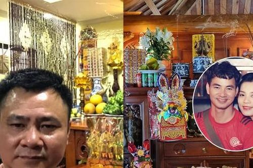 Mâm cỗ cúng ông Công ông Táo nhà nghệ sĩ Tự Long, Công Lý, Xuân Bắc
