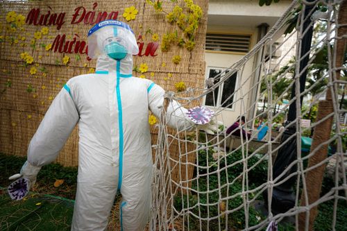 Đường hoa dành tặng cho bệnh nhân tại Bệnh viện Chợ Rẫy