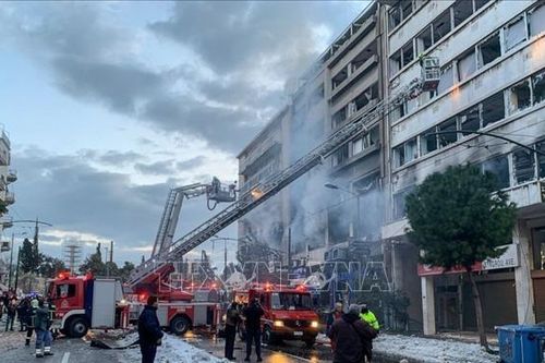 Nổ ở thủ đô Athens gây hư hại nghiêm trọng nhiều tòa nhà