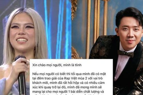 Xung quanh ồn ào đối đáp tại 'Rap Việt': tlinh chính thức xin lỗi, thừa nhận mình non nớt