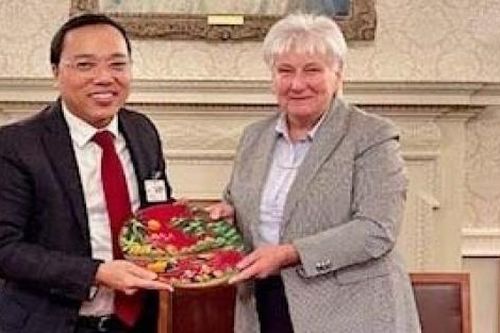 Đại sứ Nguyễn Hoàng Long gặp và làm việc với Quốc vụ khanh Bộ Quốc phòng Anh