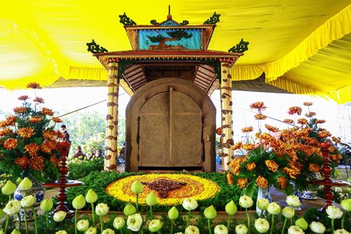 Đài hỏa táng thiền sư Thích Nhất Hạnh