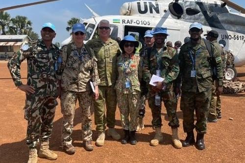Nữ trung tá Việt Nam và chuyến tuần tra cuối năm tại vùng biên giới Nam Sudan