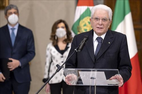 Tổng thống Italy Sergio Mattarella tái đắc cử nhiệm kỳ thứ hai
