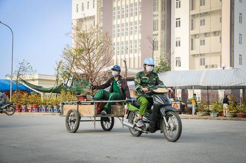 Kiếm tiền triệu mỗi ngày từ nghề 'chở Tết'