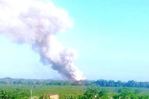 Nhà kho quân đội ở Gia Lai bất ngờ phát hỏa sáng mùng 2 Tết