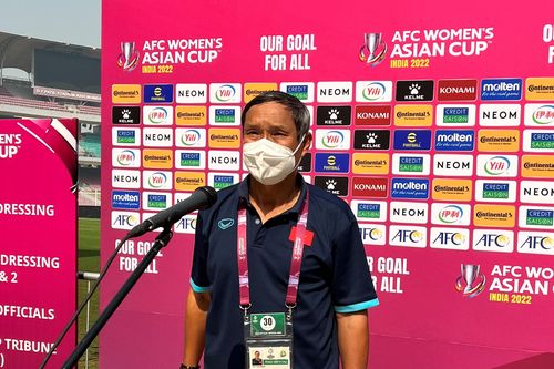 HLV Mai Đức Chung: 'Đội tuyển nữ Việt Nam quyết tâm giành vé đi World Cup'