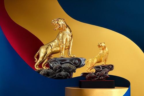 Trang sức linh vật hổ độc đáo ra mắt ngày vía Thần Tài