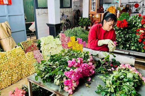 Lễ Valentine cận kề, giá hoa hồng Đà Lạt tăng vọt