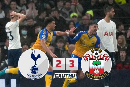 Tottenham thua ngược trước Southampton trên sân nhà