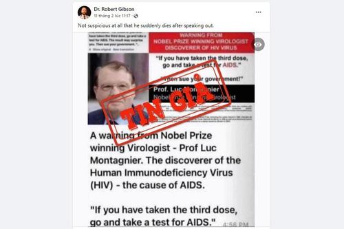 Mũi vaccine Covid-19 tăng cường không gây ra xét nghiệm HIV dương tính