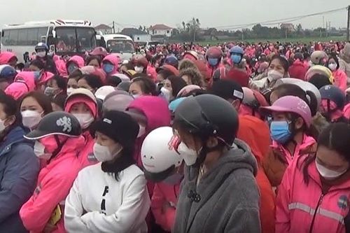 Nghệ An: Công ty TNHH Viet Glory đồng ý tăng lương, 5.000 lao động trở lại làm việc