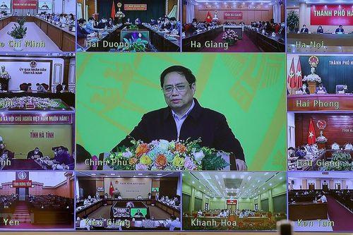 Hình ảnh Thủ tướng chủ trì Hội nghị tổng kết 20 năm về kinh tế tập thể