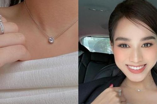 Hoa hậu Đỗ Thị Hà khoe nhẫn và vòng cổ lấp lánh, netizen nghi là quà Valentine?