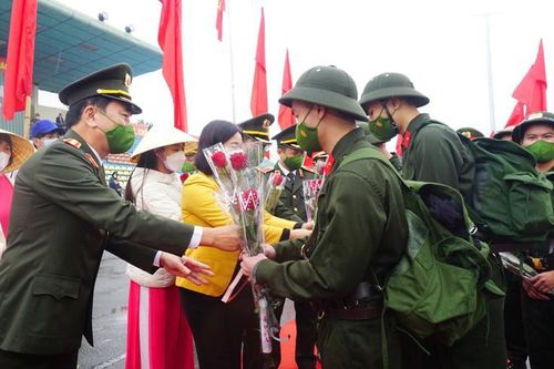 Niềm vui hân hoan của các tân binh trong ngày nhập ngũ