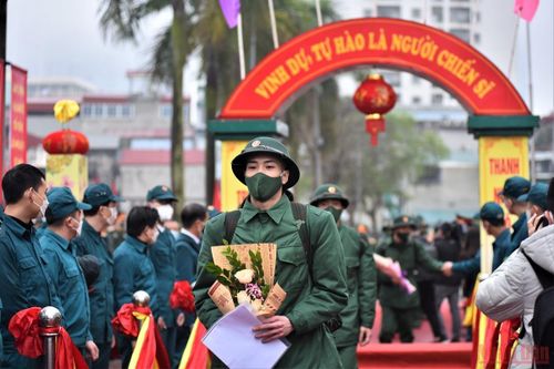 30 quận, huyện, thị xã Hà Nội tổ chức lễ giao nhận quân năm 2022