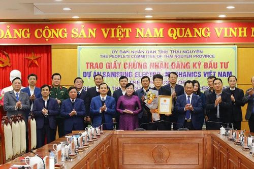 Samsung Việt Nam đầu tư thêm 920 triệu USD vào Thái Nguyên