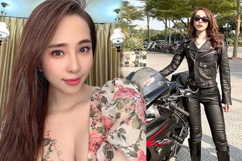 Quỳnh Nga diện đồ da kín đáo vẫn gợi cảm
