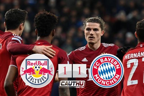 Salzburg 1-1 Bayern: Đội khách trở về từ cõi chết ở phút 90
